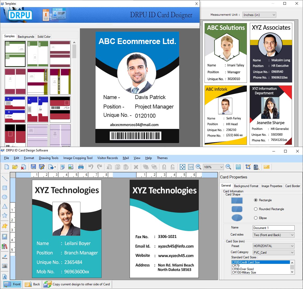 ID Card Maker Software screen shot