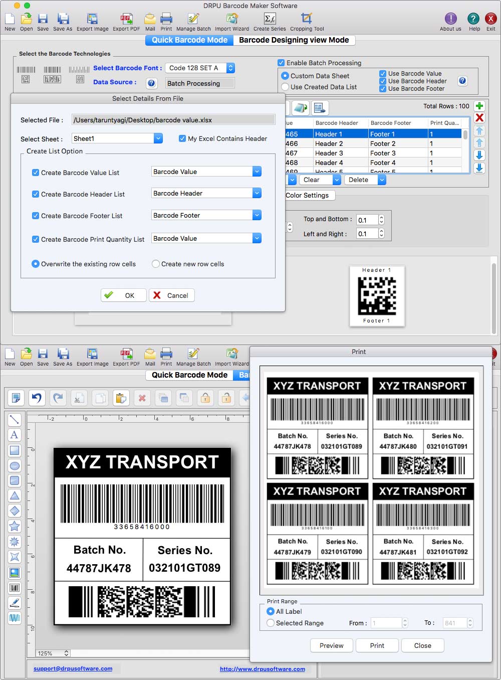 Free Barcode For Mac 7.3.0.1