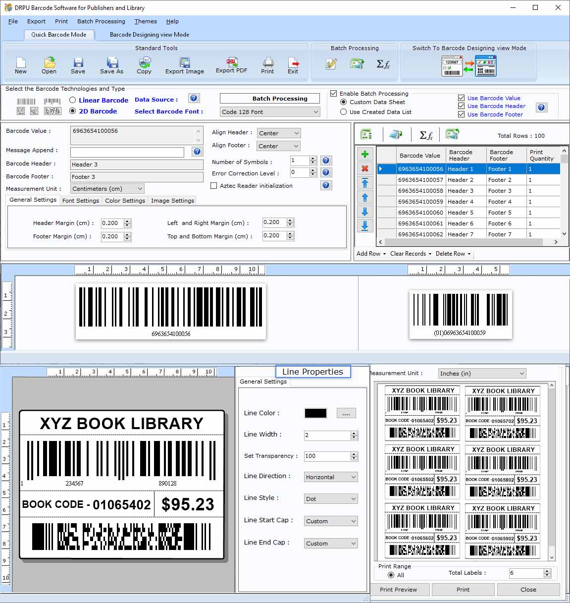 Barcode for Library System 7.3.0.1 screenshot