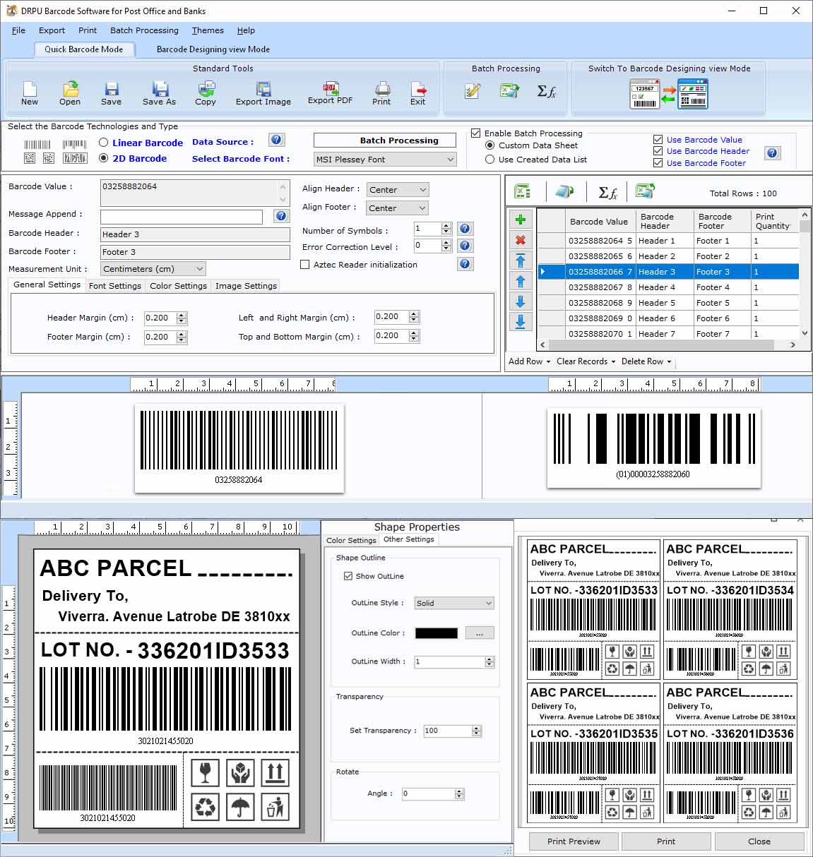 Business Barcode Software