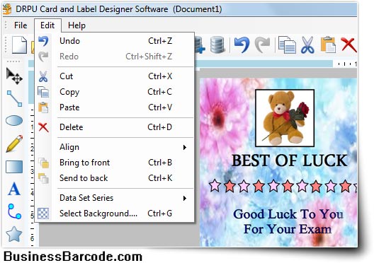 Screenshot of Christmas Card Maker Software