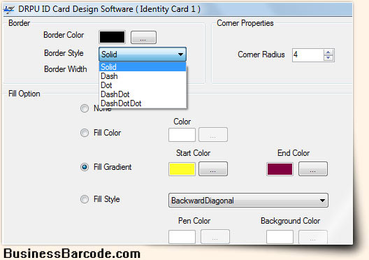 Business ID Cards Maker Software software