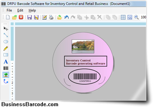 Screenshot of Retail Barcode Labels