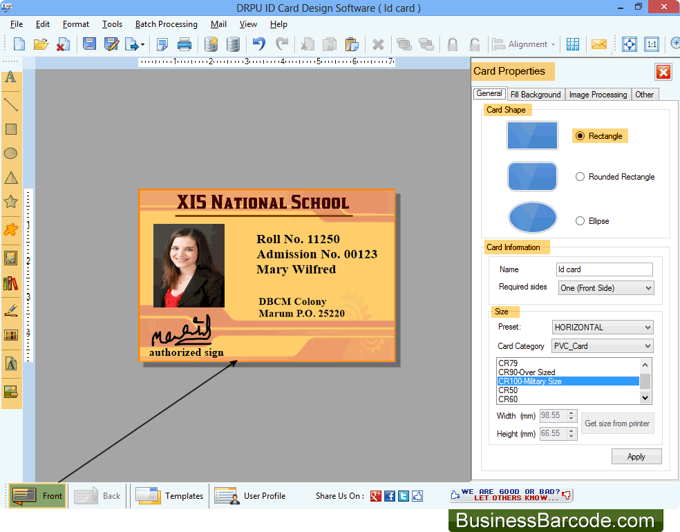 ID Cards Designer Software