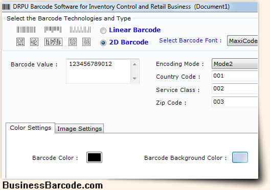 Inventory Control and Retail Business Barcode Label Maker Software Sequential Series