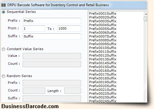 Inventory Control and Retail Business Barcode Label Maker Software Print Settings