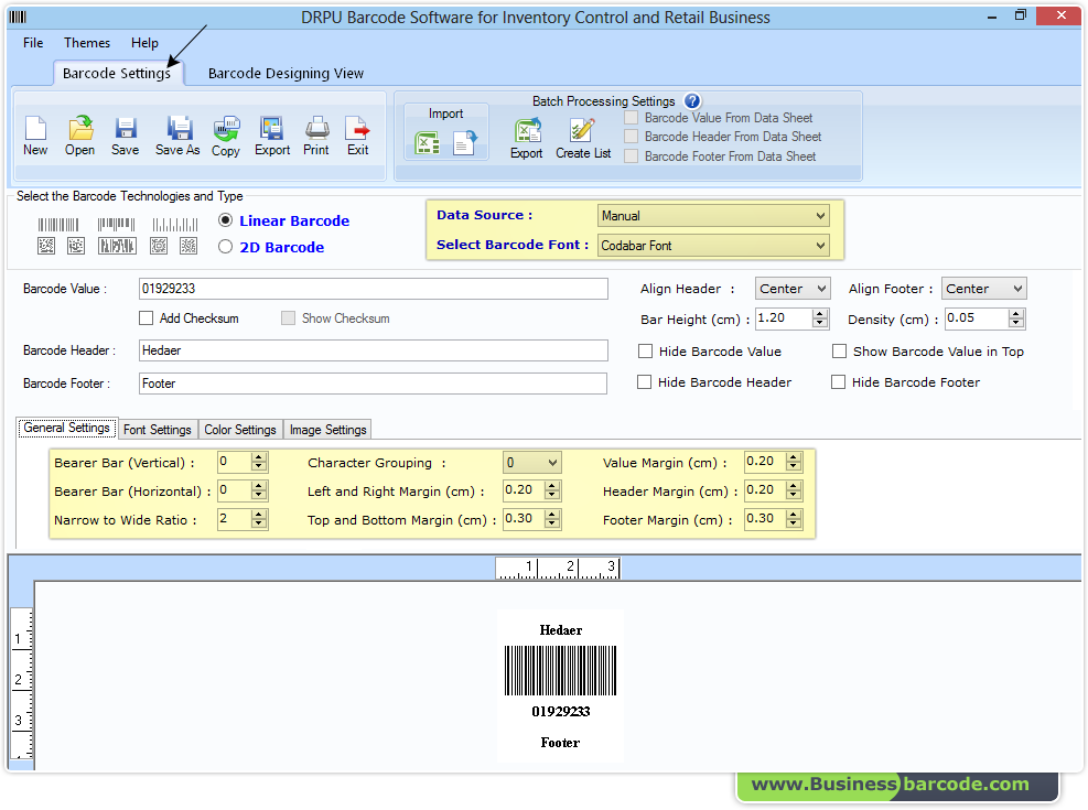Retail Business Barcode Label Maker screenshots BusinessBarcode