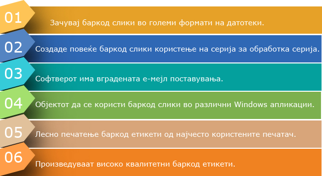 Баркод етикета произведувач на софтвер - Корпоративни Edititon карактеристики