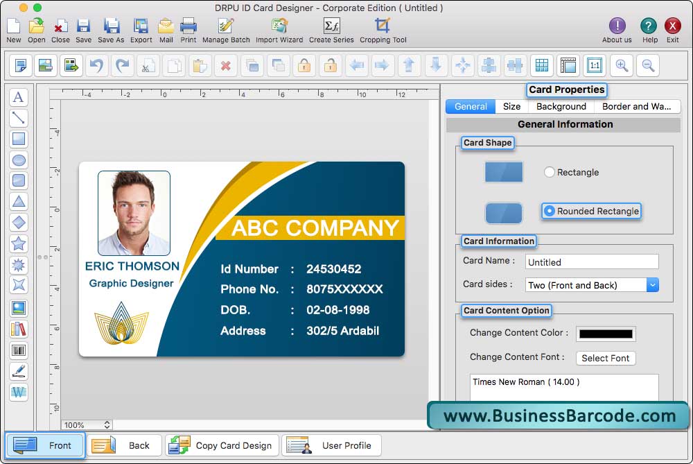 Mac ID Cards Maker (Corporate Edition)