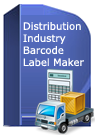 Distribution Industry Barcode Label Maker Software 