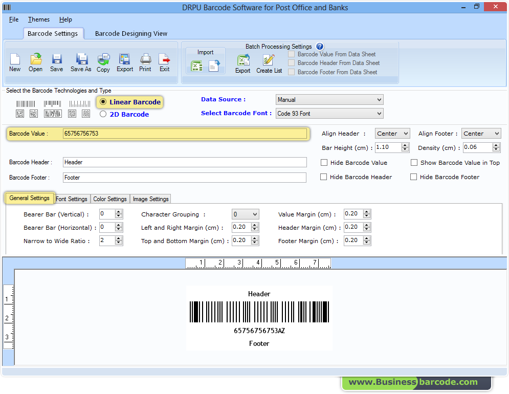 Kantor Pos Barcode Label Maker Software
