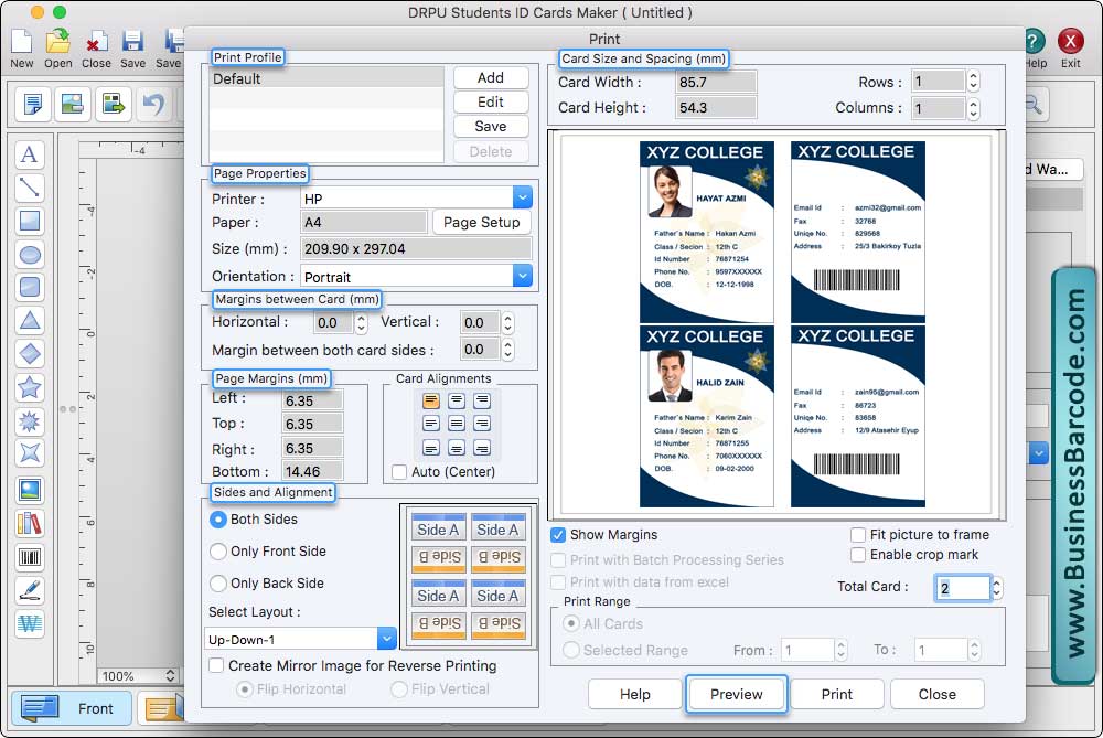 Mac Student ID Cards Maker Software