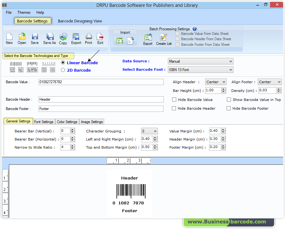 DRPU Publisher Barcode Label Maker