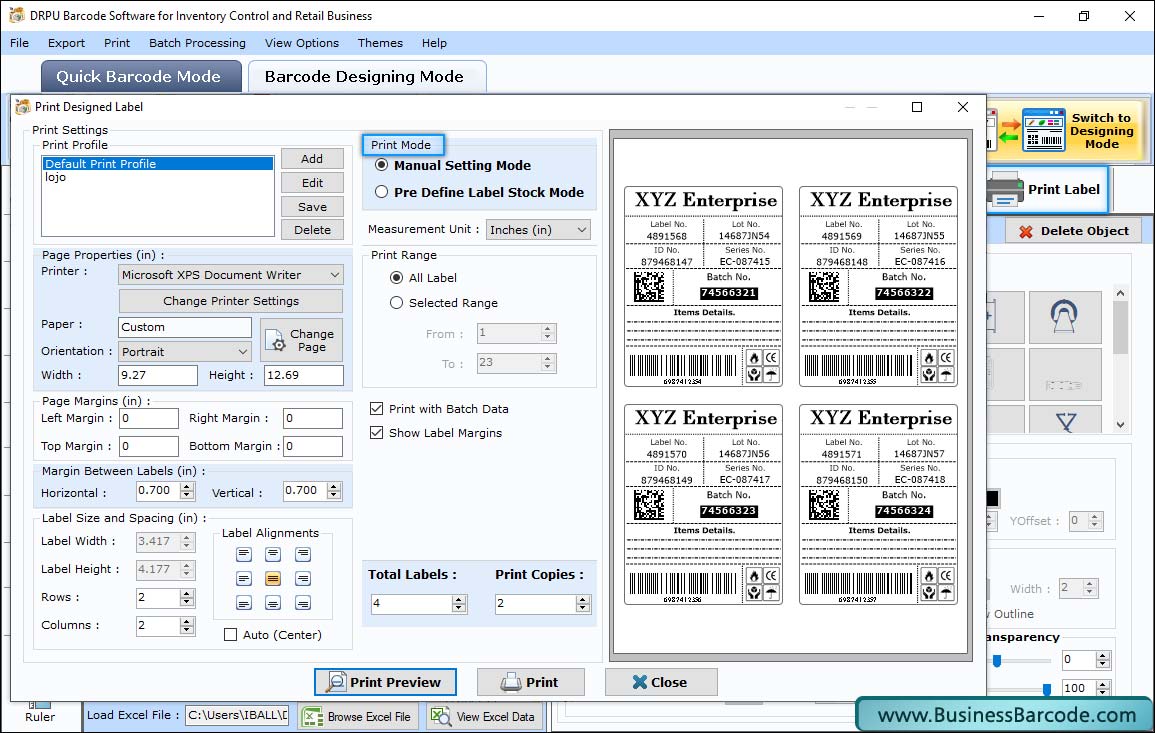 Print Settings