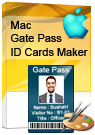 Mac Gate Pass ID Cards Maker Software