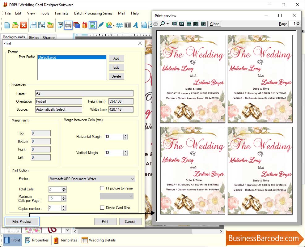 Wedding Card Maker Software